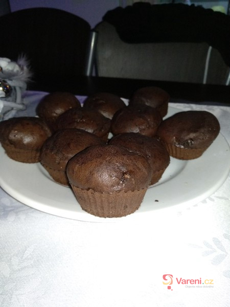 Čokoládo-kakaové muffiny