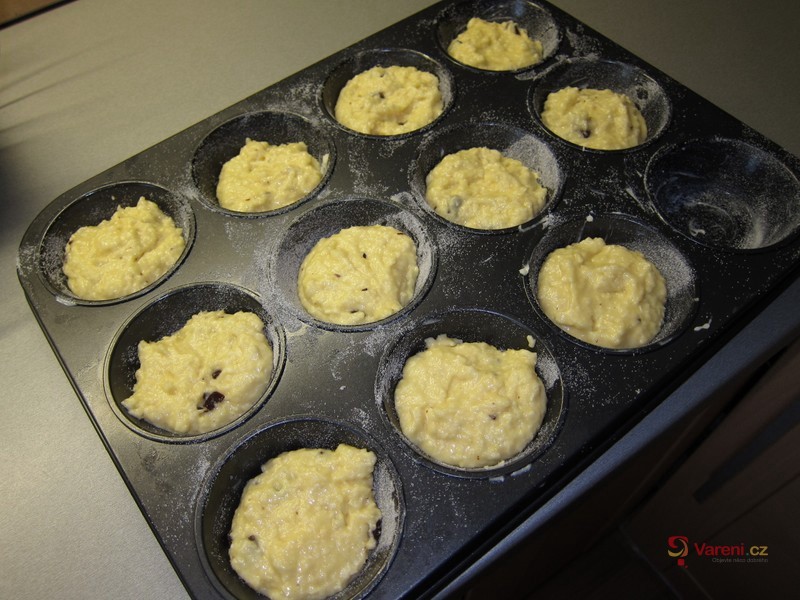 Kokosové muffiny - fotografie 4