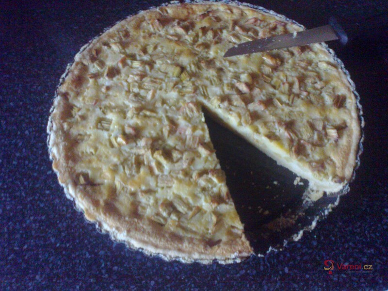 Jablkový krémový koláč - fotografie 3