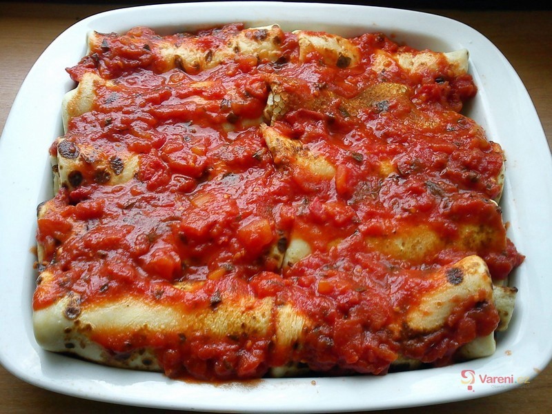 Zapečené sýrové palačinky - fotografie 2