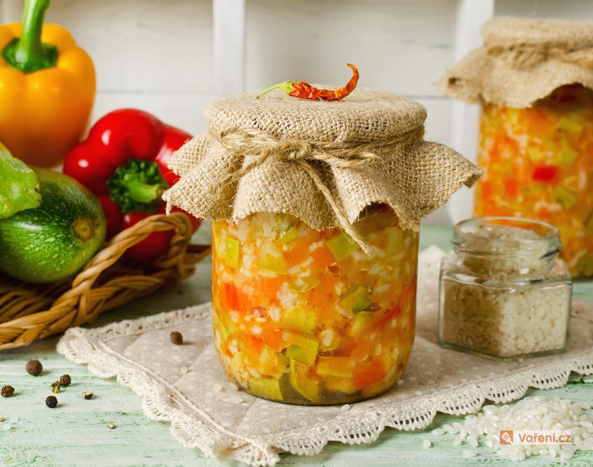 Sterilovaná pepřenka z cukety