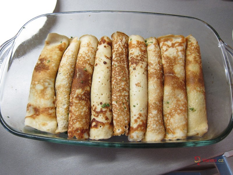 Zapečené špenátové palačinky - fotografie 5