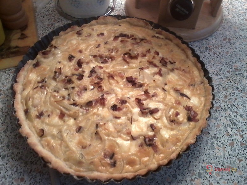 Cibulový koláč - fotografie 4