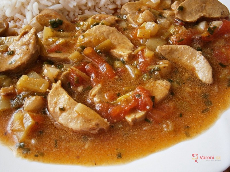 Býčí žlázy v zelenině - fotografie 4