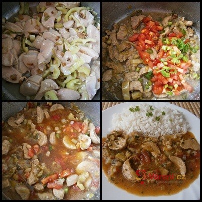 Býčí žlázy v zelenině - fotografie 3