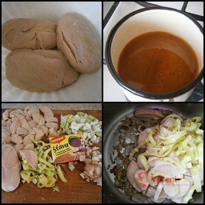 Býčí žlázy v zelenině - fotografie 2