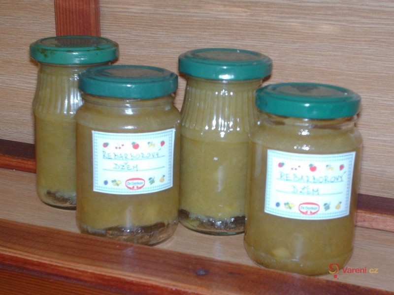 Rebarborový džem - fotografie 2