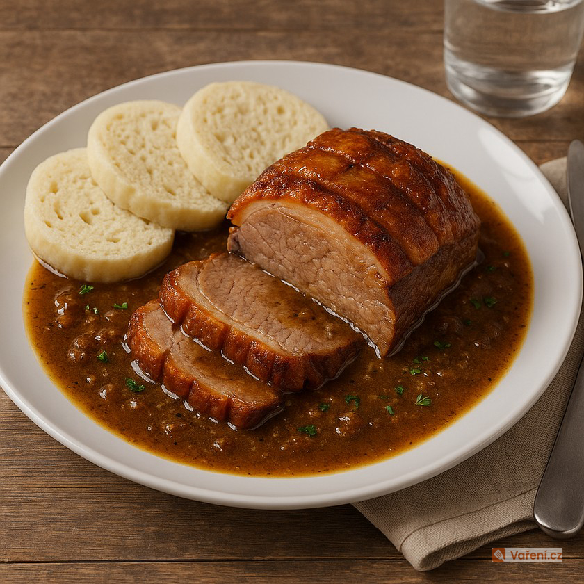 Kančí hřbet na česneku