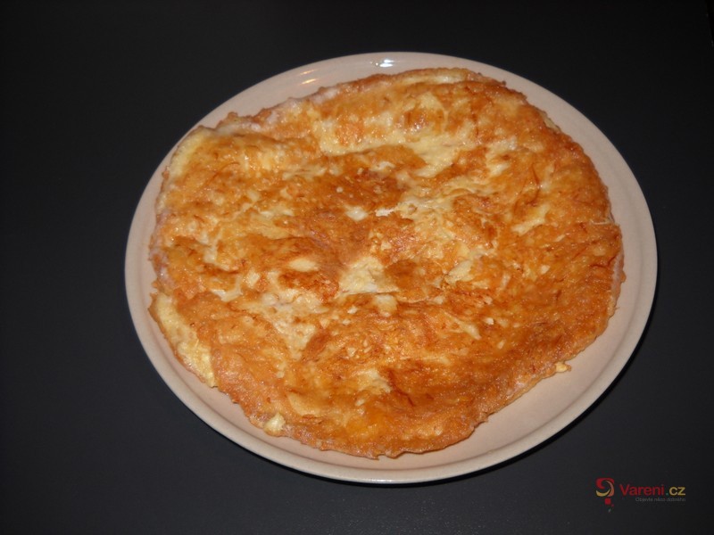 Omeleta z uzeného sýra