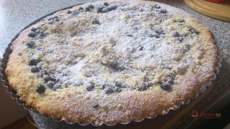 Babičky borůvkový koláč - fotografie 3