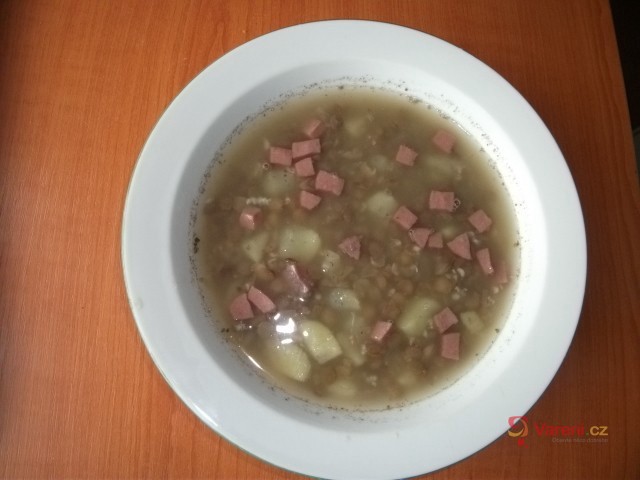 Jednoduchá čočková polévka - fotografie 2