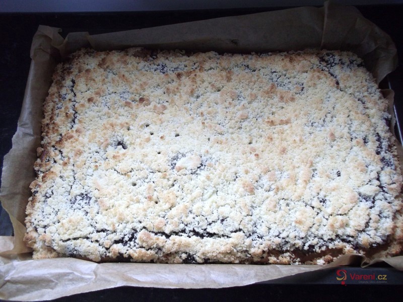 Makový koláč s drobenkou - fotografie 2