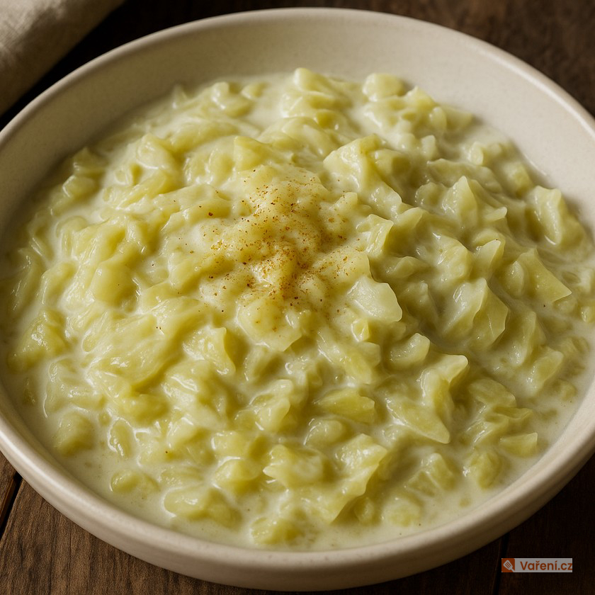 Bílé zelí se smetanou