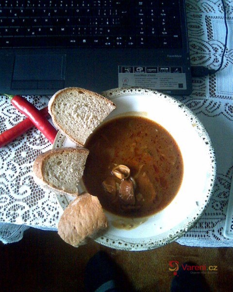 Vepřové plátky na ryzcích a bedlách - fotografie 2