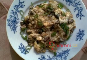 Houbová smaženice na sádle - fotografie 4