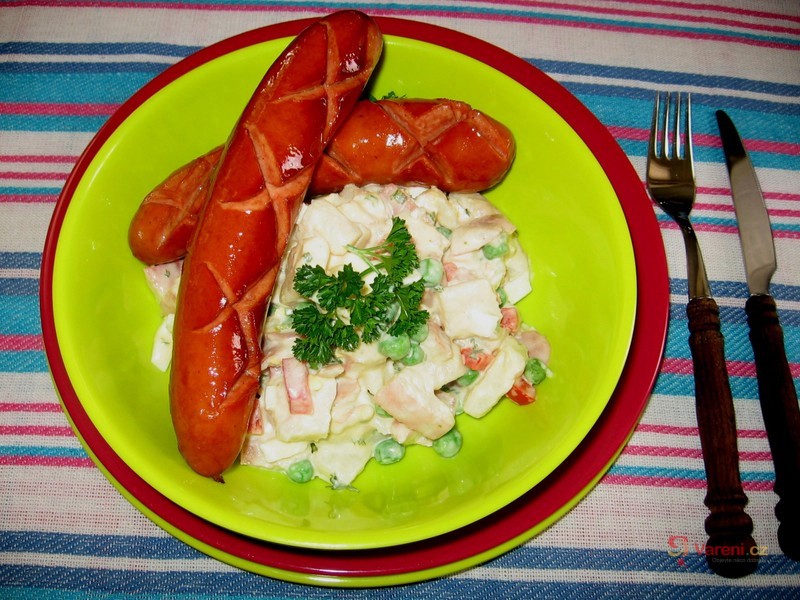 Bramborový salát pro děti - fotografie 2