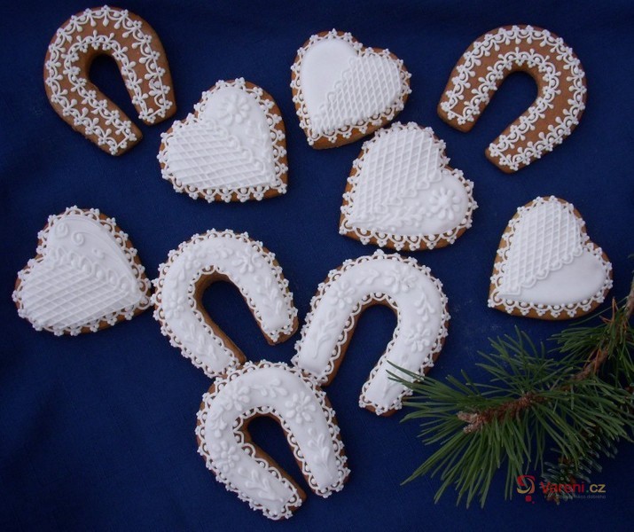 Zdobené medové perníčky  - fotografie 2