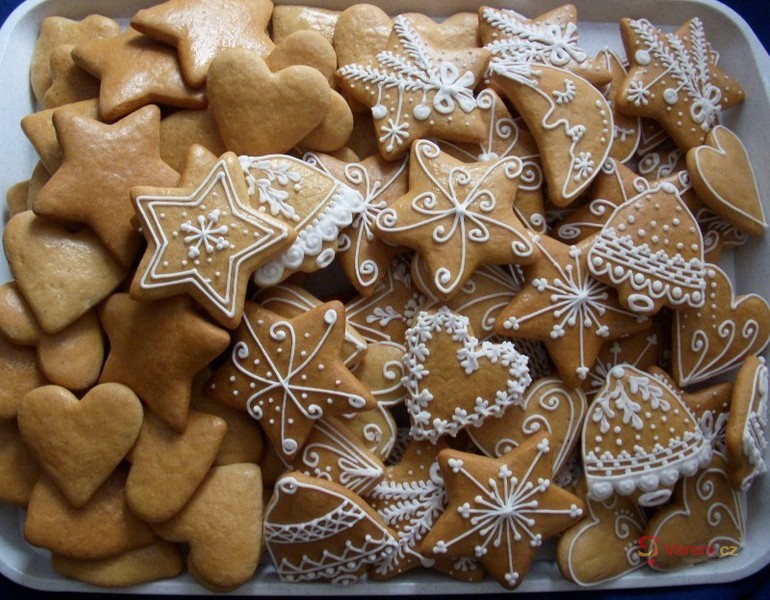 Zdobené medové perníčky  - fotografie 3