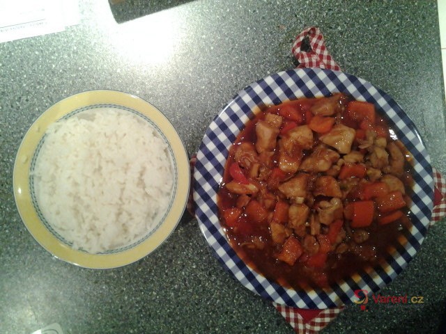 Sladkokyselé kuře - fotografie 2