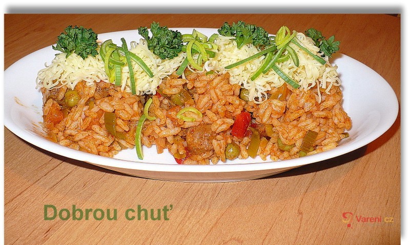 Srbské červené rizoto - fotografie 2