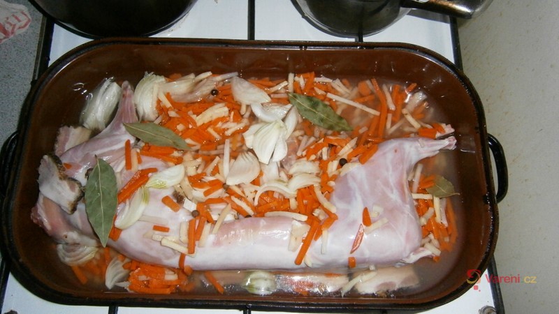 Svíčková z králíka se slaninou - fotografie 3