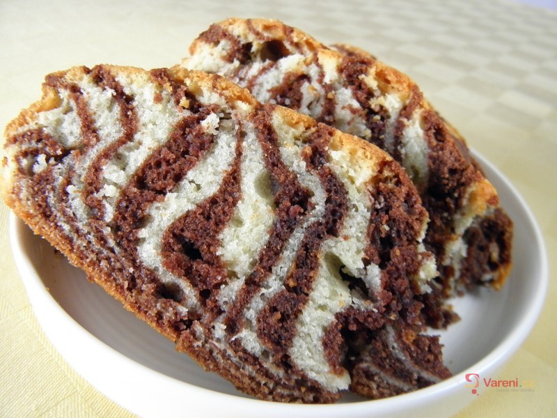 Zebra koláč