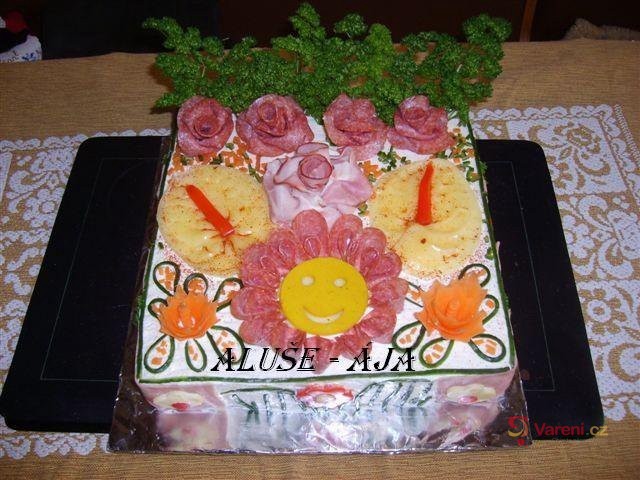 Slaný dort smajlík - fotografie 2