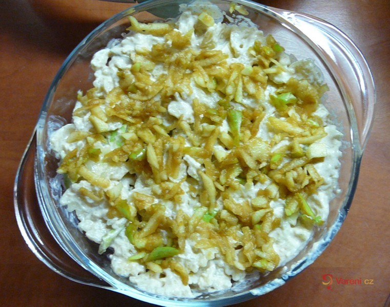 Zapečené sladké těstoviny s tvarohovou omáčkou - fotografie 3