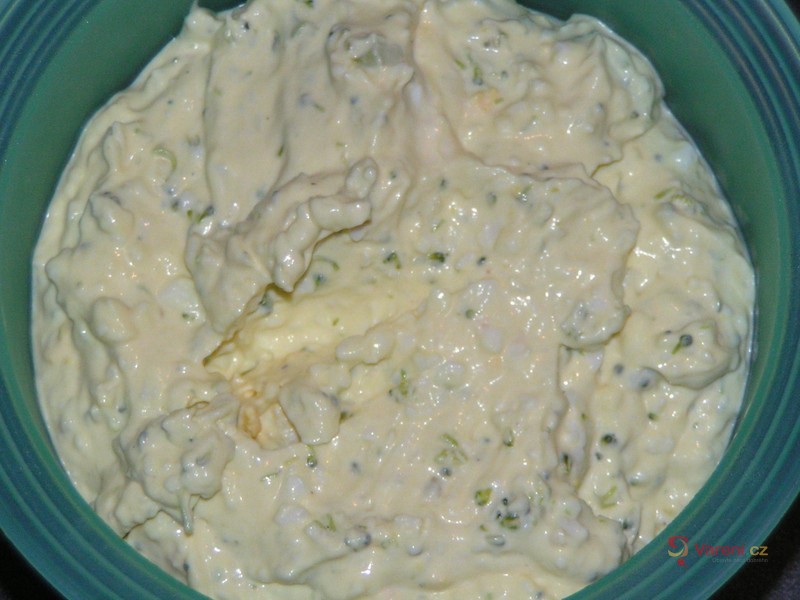 Tvarohová pomazánka s brokolicí - fotografie 2