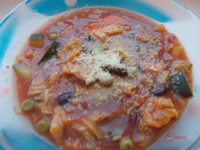 Hřejivá polévka minestrone - fotografie 2