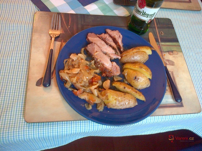 Vepřová pečeně na pivě - fotografie 3
