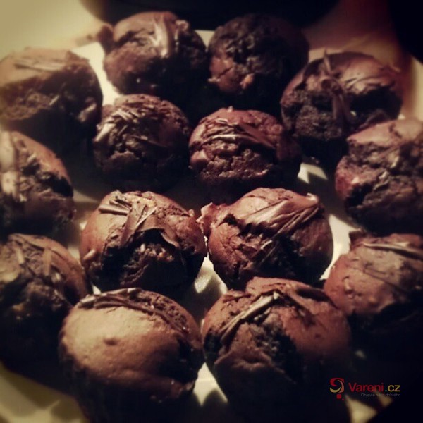 Lahodné čokoládové muffiny - fotografie 2