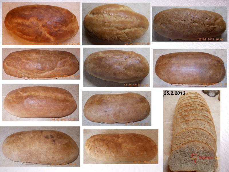 Kmínový chléb z těsta z domácí pekárny - fotografie 5