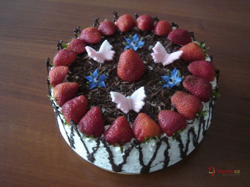 Pařížský dort s ovocem - fotografie 4