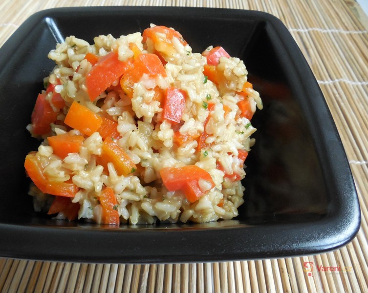 Paprikové rizoto z rýže natural 