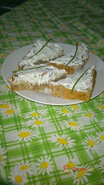 Tvarohová pomazánka s nivou a cibulí - fotografie 3