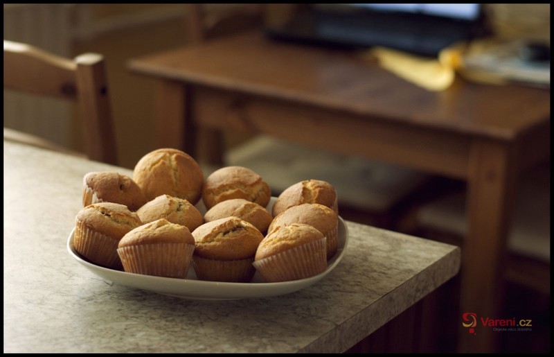 Muffiny posypané skořicí - fotografie 3