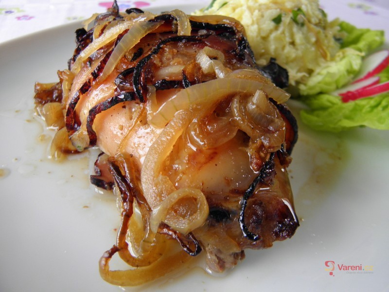 Pečená králičí stehna se slaninou a zázvorem - fotografie 2