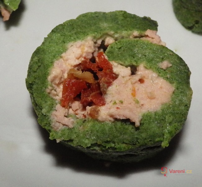 Špenátová roláda s ricottou - fotografie 2