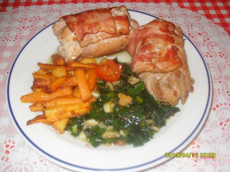 Citronová kuřecí kapsa na mrkvi - fotografie 2