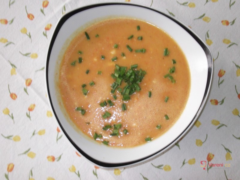 Mrkvová polévka se sýrem - fotografie 2