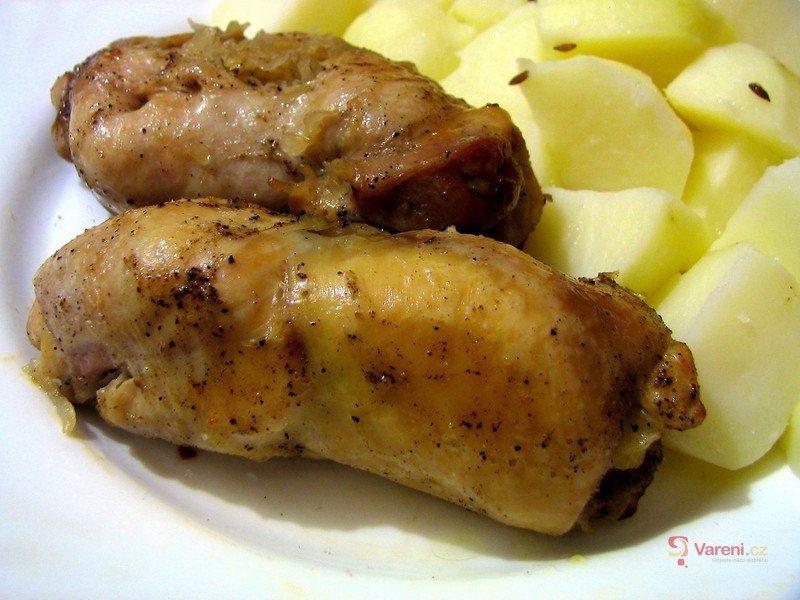 Kuřecí roláda plněná kyselým zelím - fotografie 2