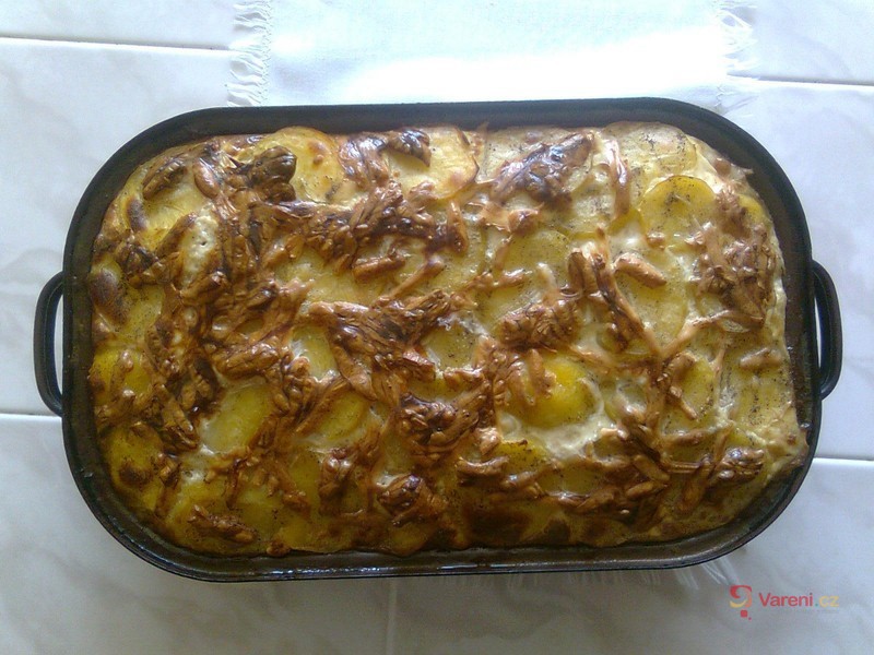 Francouzské brambory s uzeným - fotografie 2