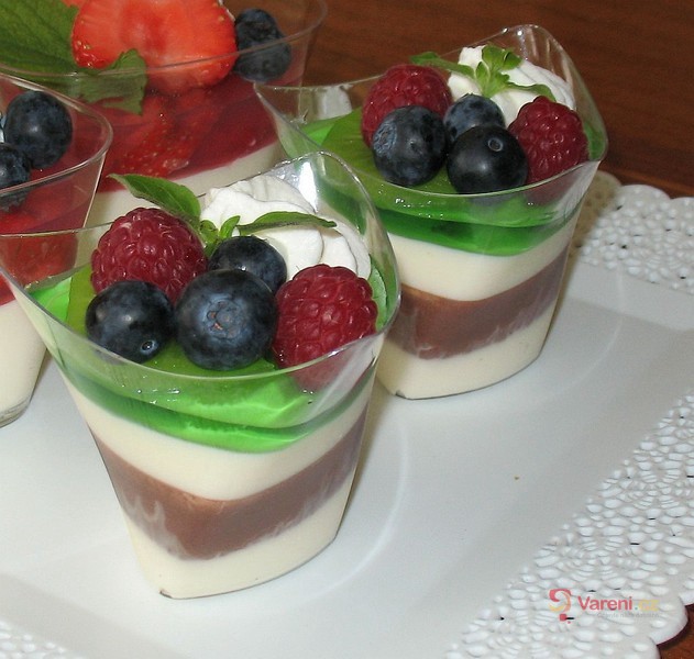 Panna cotta s jahodami - fotografie 2