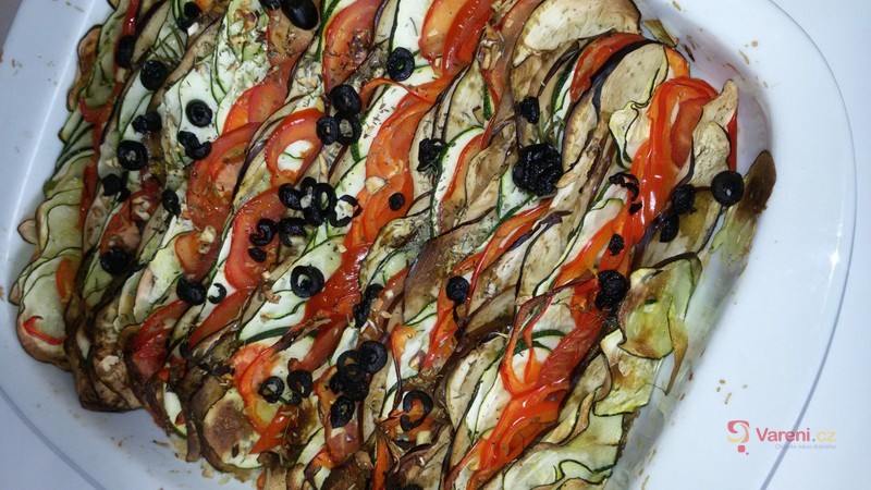 Tian provencal - gratinovaná zelenina s rýží