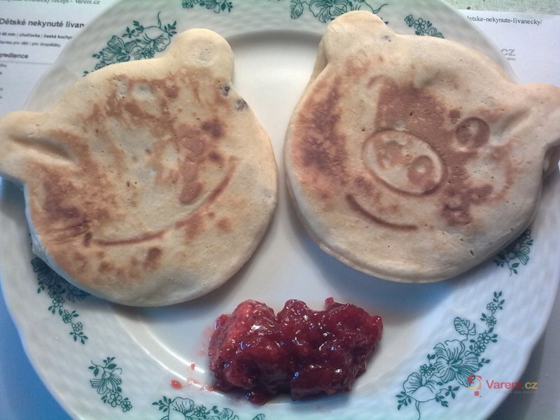 Dětské nekynuté lívanečky - fotografie 2