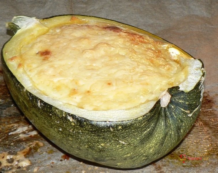 Zapečená dýně s mletým masem a sýrem - fotografie 2