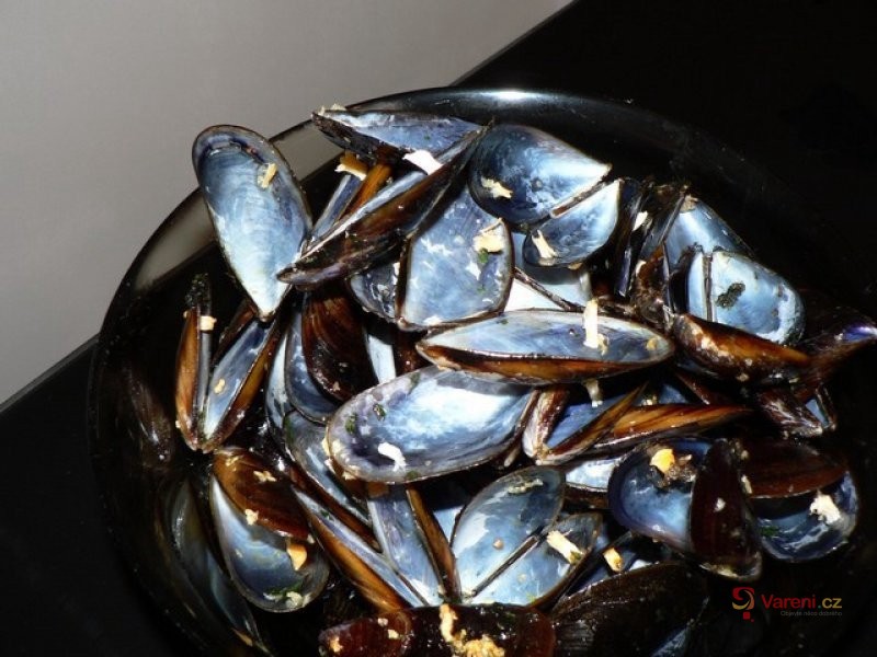 Mušle na česneku - fotografie 2