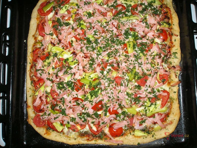 Nekynuté těsto na pizzu - fotografie 2