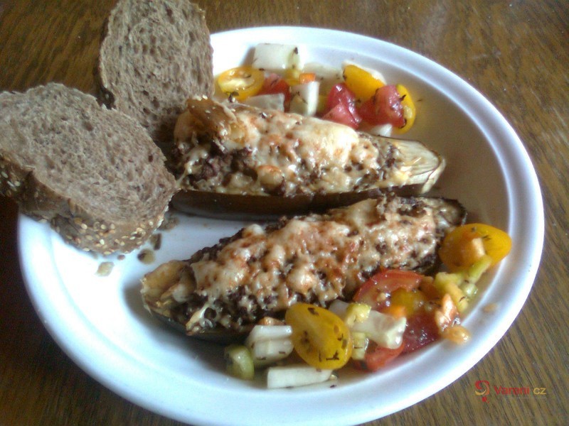 Pečené lilky s náplní - fotografie 2